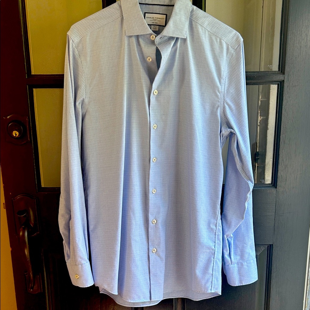 Charles Tyrwhitt, non-iron dress shirt, slim fit, 16/36.